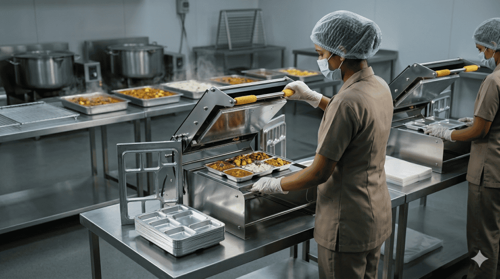 Thali sealing machine