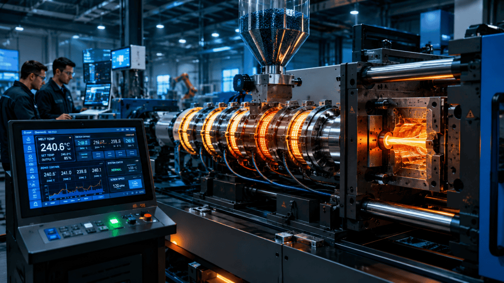 High-tech manufacturing in action
