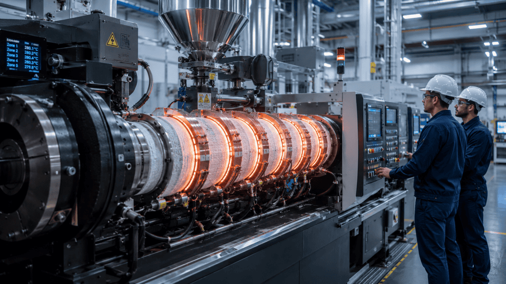 Industrial manufacturing floor