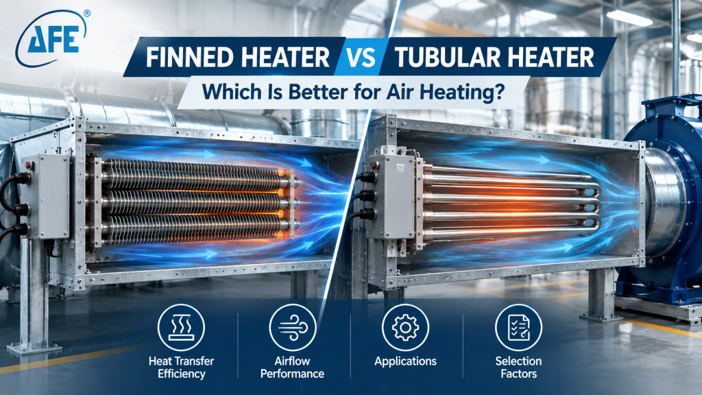 Finned heater vs tubular heater for industrial air heating